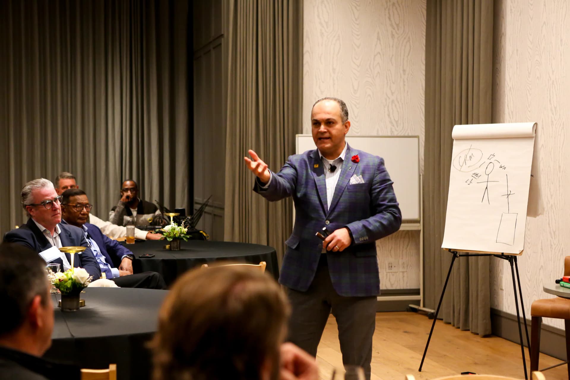 David Nour working with executive leaders