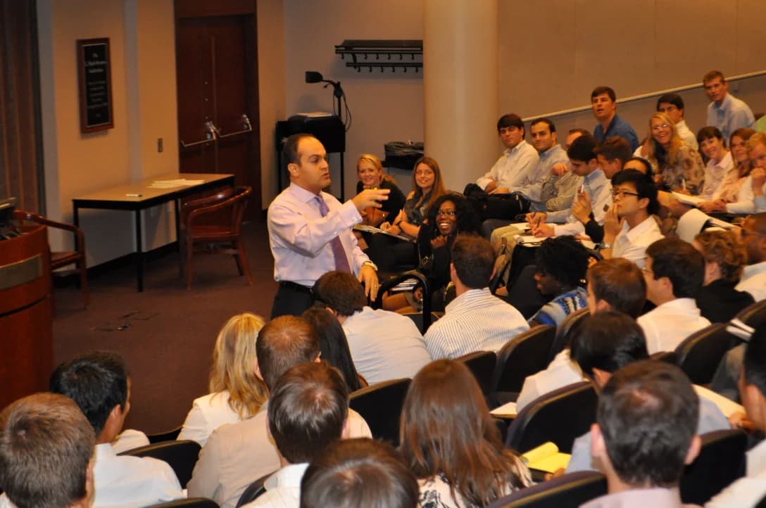 David Nour teaching leaders during an executive development program