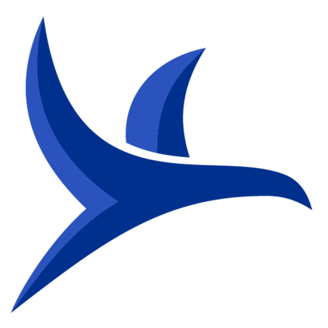 AVNIR blue bird logo